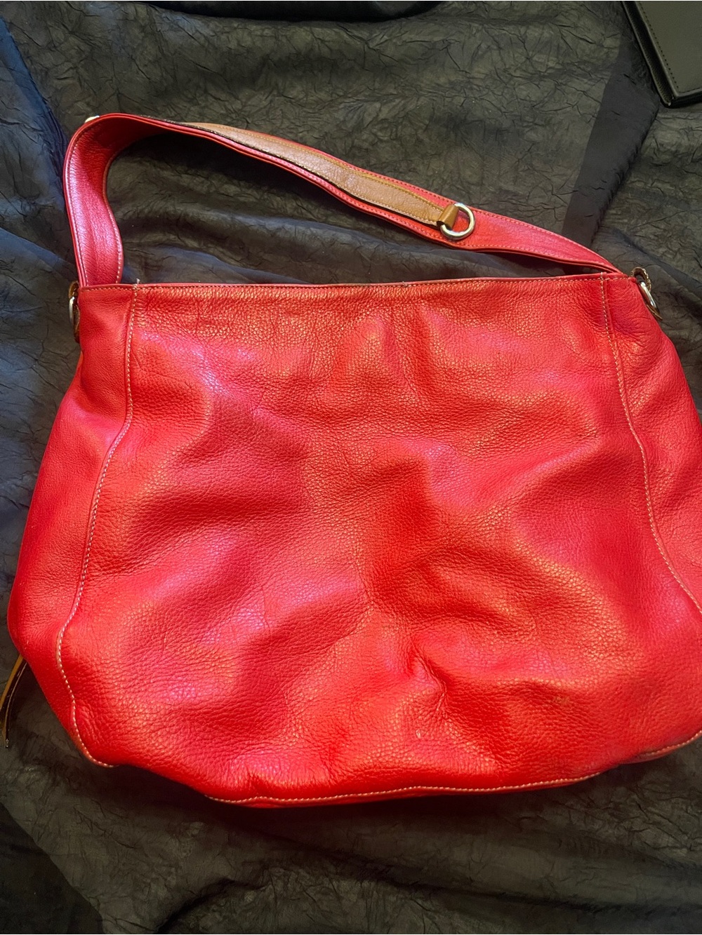 Red Leather Firenze purse